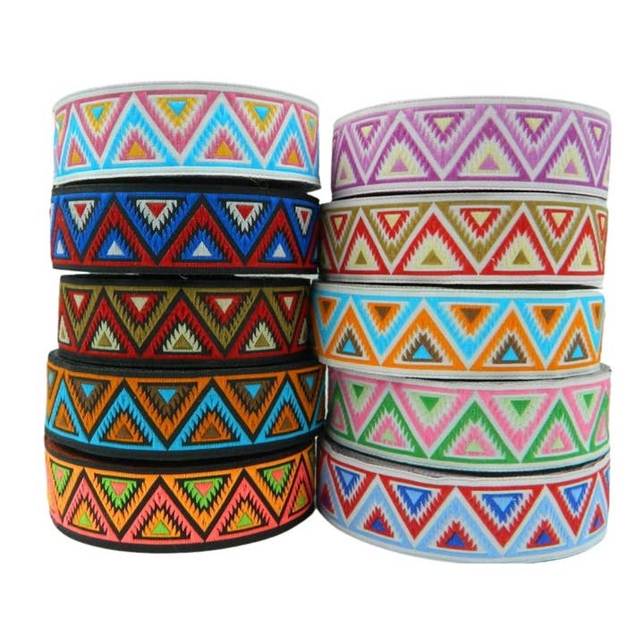 Nastro jacquard ispirato eticamente – 25 mm per la vendita all'ingrosso da parte di Grandbazaar24