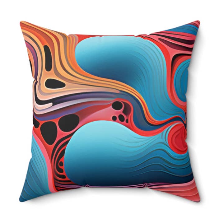 Fritzch Grungeblitz - Throw Pillow for wholesale by Velvet Rust