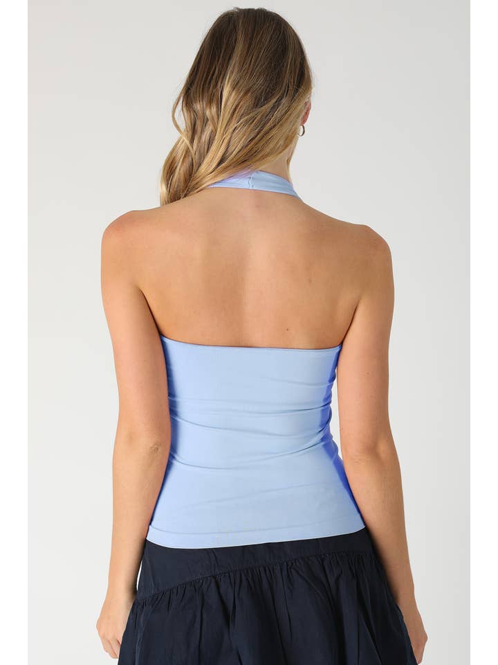 NIKIBIKI - Wholesale Knit Top - Women's - NS8392 - Clean Line Halter Top1