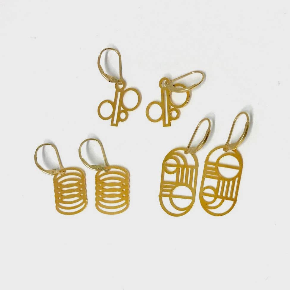 Pop-Out Jewelry - Wholesale Jewelry Set - Mini Geo Pop-Out Earring Set3