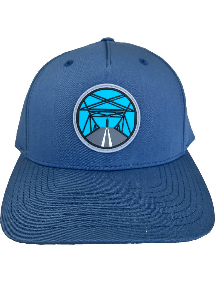 Beach Bound Snapback Hat (Light Navy) for wholesale by Long Island Strong