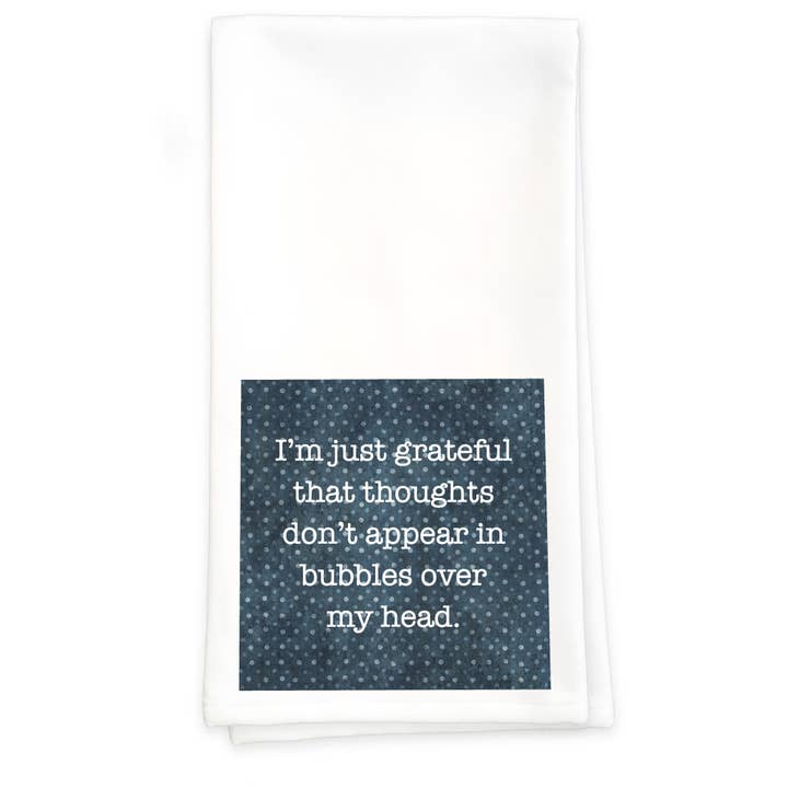 Thought Bubbles - Towel for wholesale by Paisley & Parsley