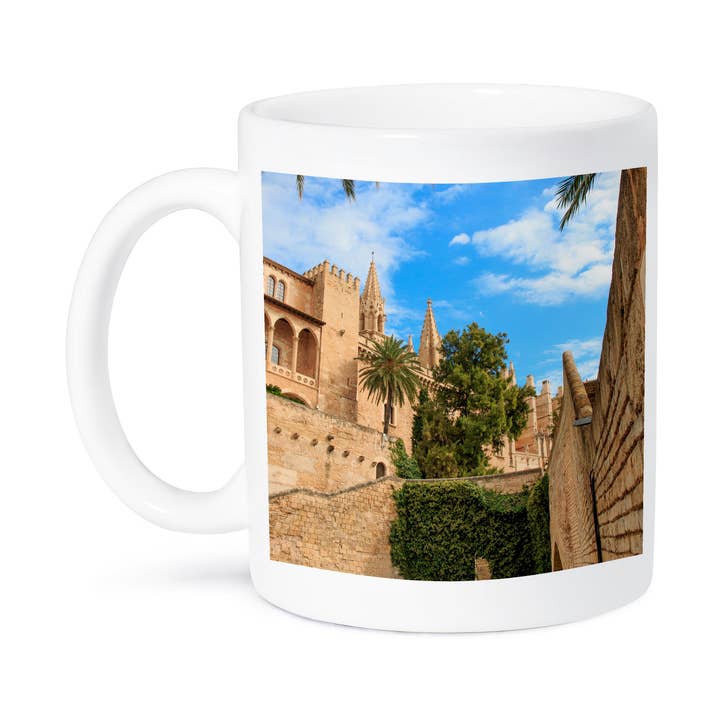 3dRose - Wholesale Coffee Mug - 3dRose, Spain, Balearic Islands, Mallorca, Palma de Mallorca, stone towers, Mug8