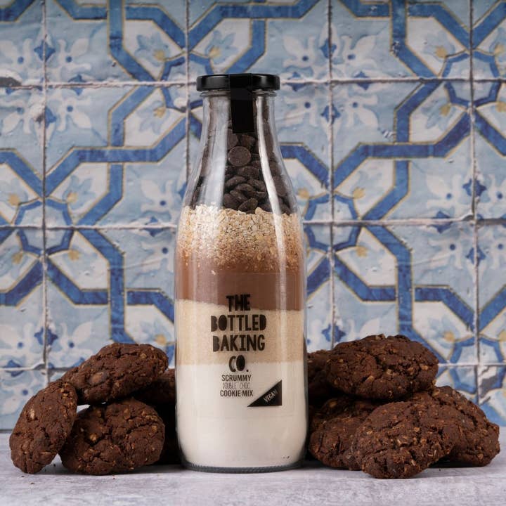 The Bottled Baking Co. - Wholesale Cookie Mix - The Bottled Baking Co Double Choc Chip Vegan Cookie Mix