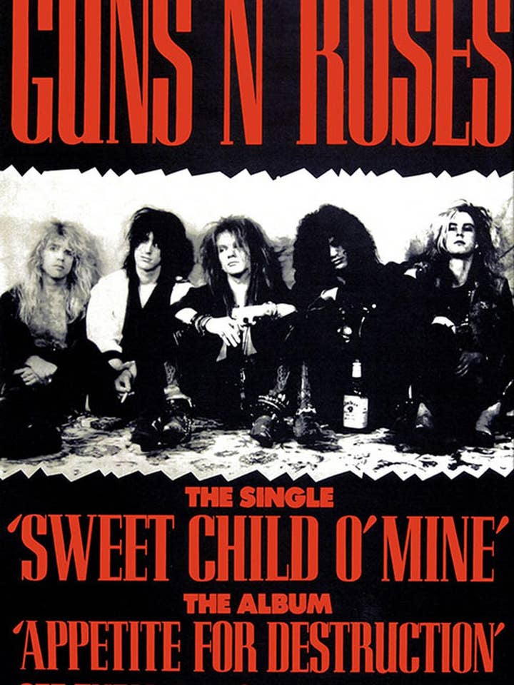 Guns N' Roses Castle Donington England 1988 for wholesale by PosterSource