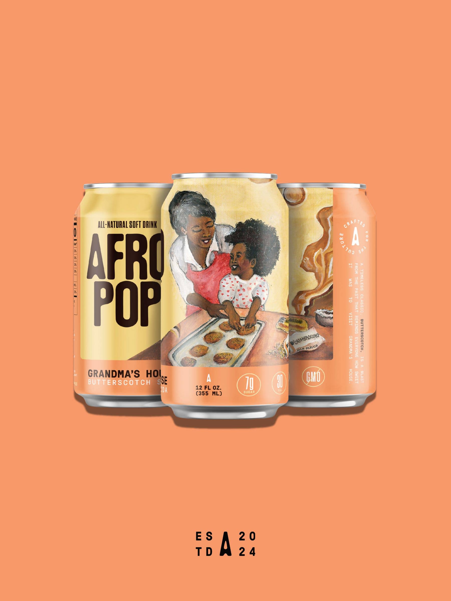 AFROPOP - Wholesale Soda/Carbonated Drink - Grandma's House: Butterscotch Soda9