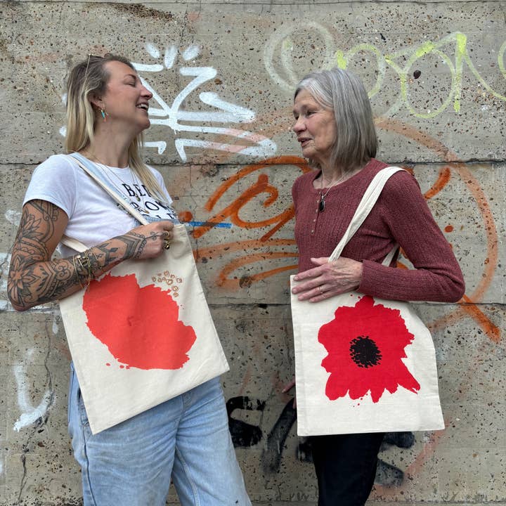 Screen Tryckt Tote för wholesale av Turquoise Gem Home