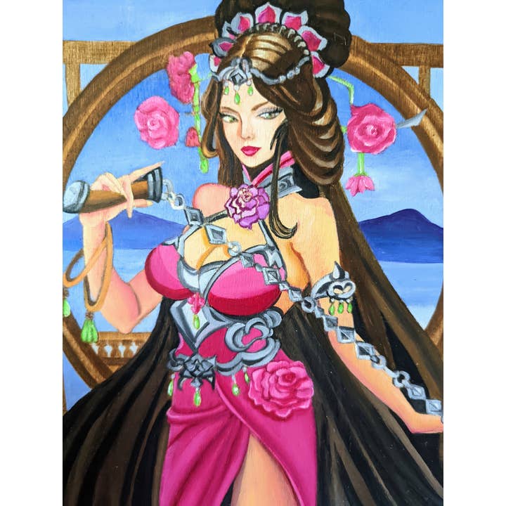 Sharon Tatem Fashion LLC - Wholesale Painting/Drawing - Painting Oil on Wood Panel Womplay Games Daioshin King Of Thrones3