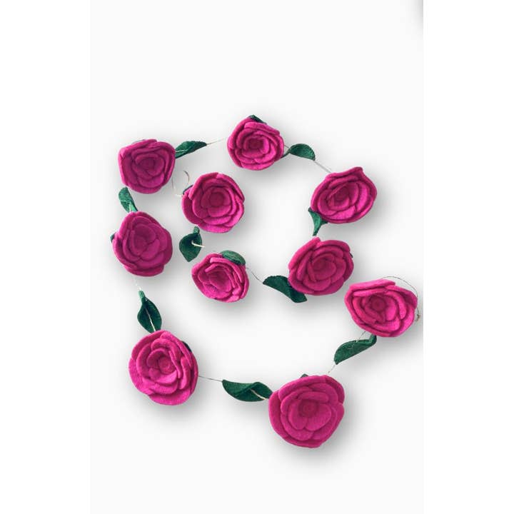 Ganesh Himal Trading – wholesale Bunting/garland – Felt Flower Garland2