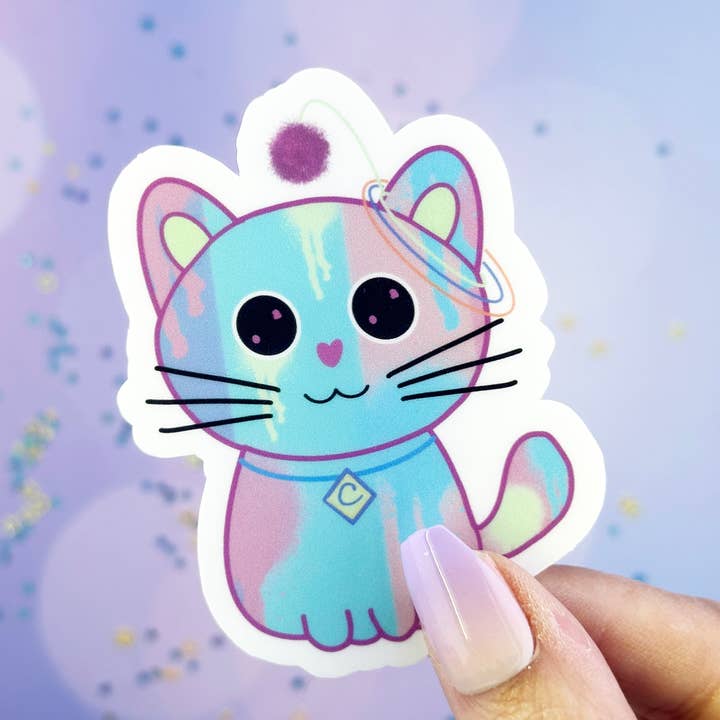 Autocollant chat pour la vente par DcsDigitalDecorShop