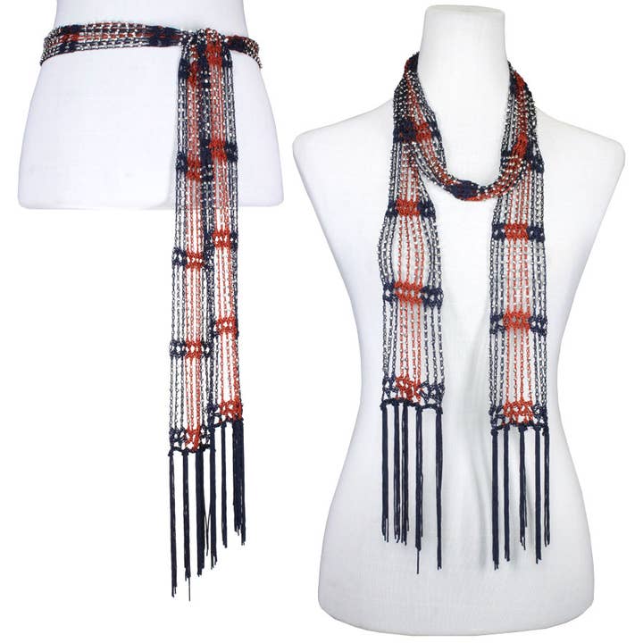The Magic Scarf Company - Wholesale Scarf - Women's - 1755 - Shanghai Beaded Scarves/Sash81