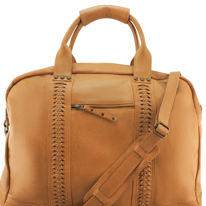 Leni Overnighter | Camel and other Purchase Wholesale zip sliders. Free Returns & Net 60 Terms on Faire trending on Faire.