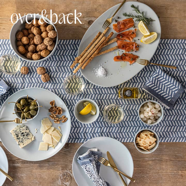 Fog Blue Mini Stoneware Bowls Hosting Essential– Set of 4, 9oz for wholesale on Faire7