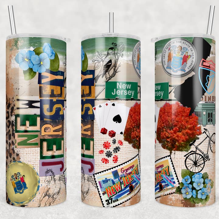 State New Jersey | Tumbler för wholesale av Designs by Robyn