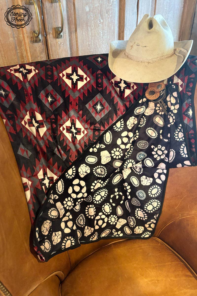 Sterling Kreek - Wholesale Throw Blanket - Christmas At The Ranch Blanket2