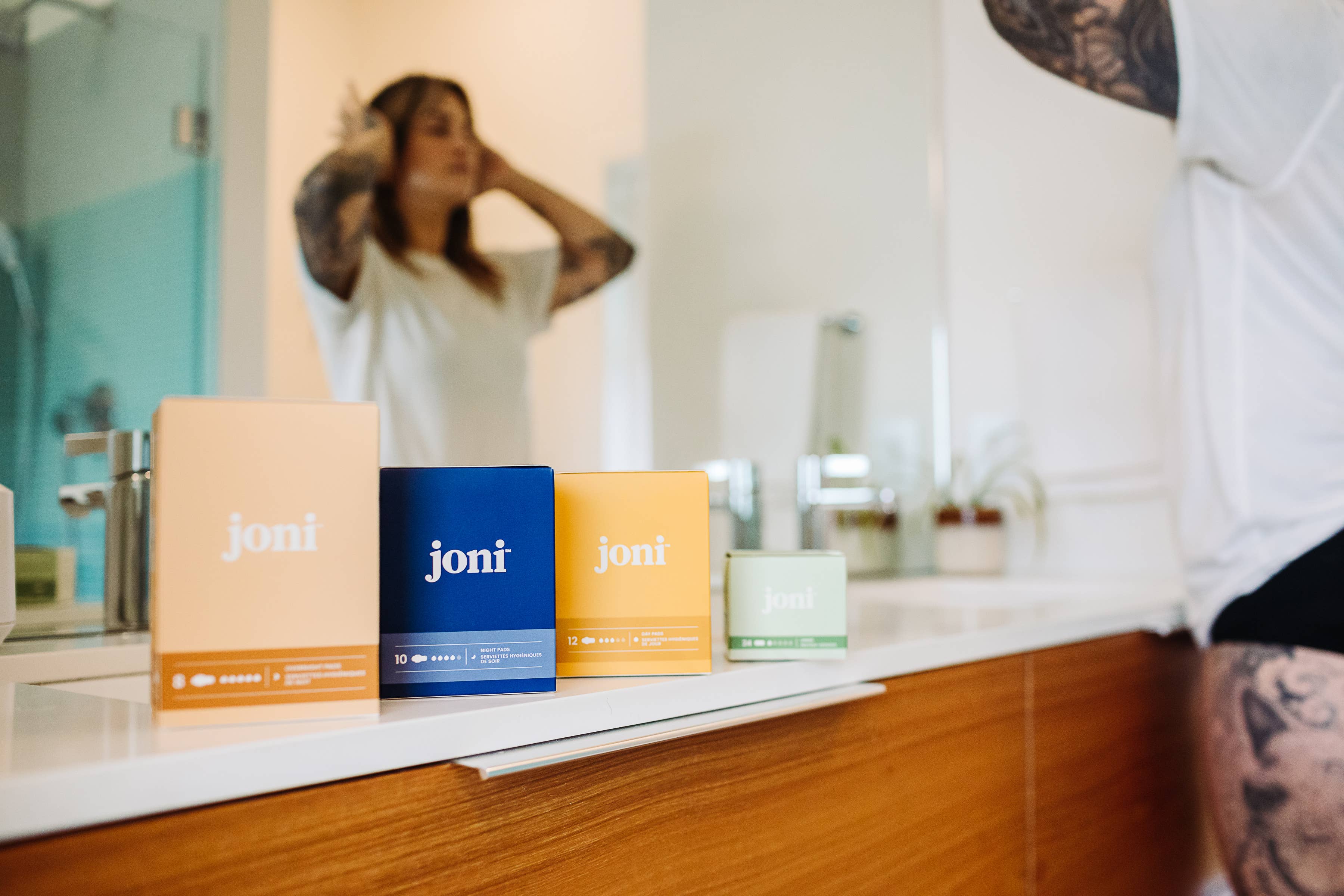 joni - Vente Protections menstruelles/serviettes hygiéniques - joni Serviettes de Nuit en Bambou5