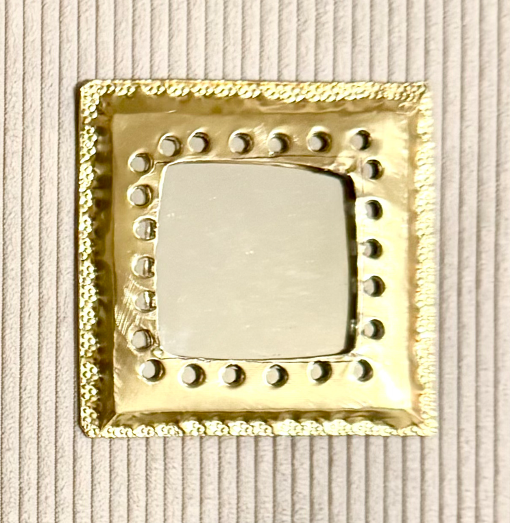 romeda - Vente Miroir mural - Miroirs décoration dorés, Miroir décoration murale en laiton0