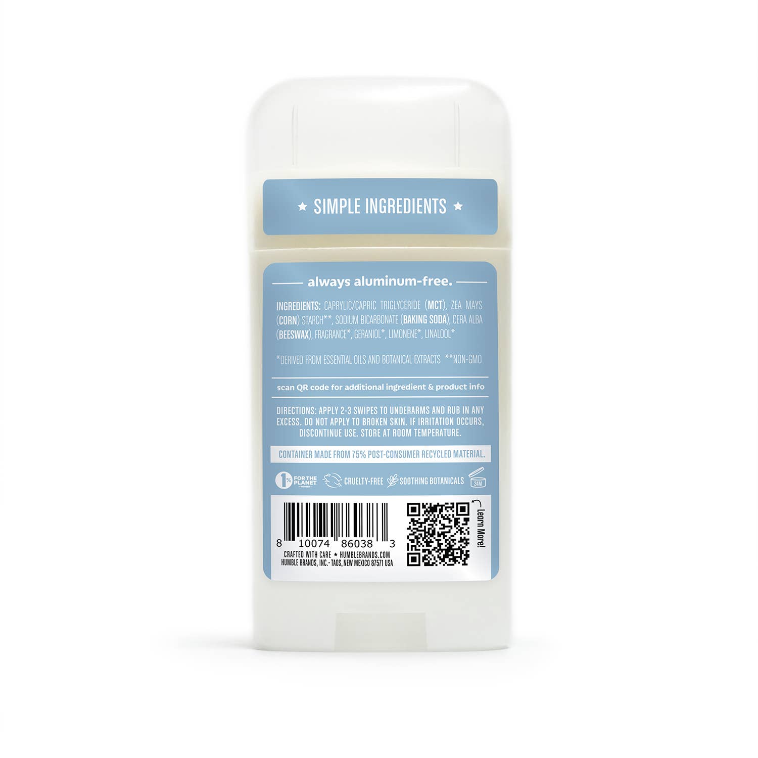 Humble Brands, Inc. - Wholesale Deodorant - Unisex - Rosemary and Mint Original Deodorant6