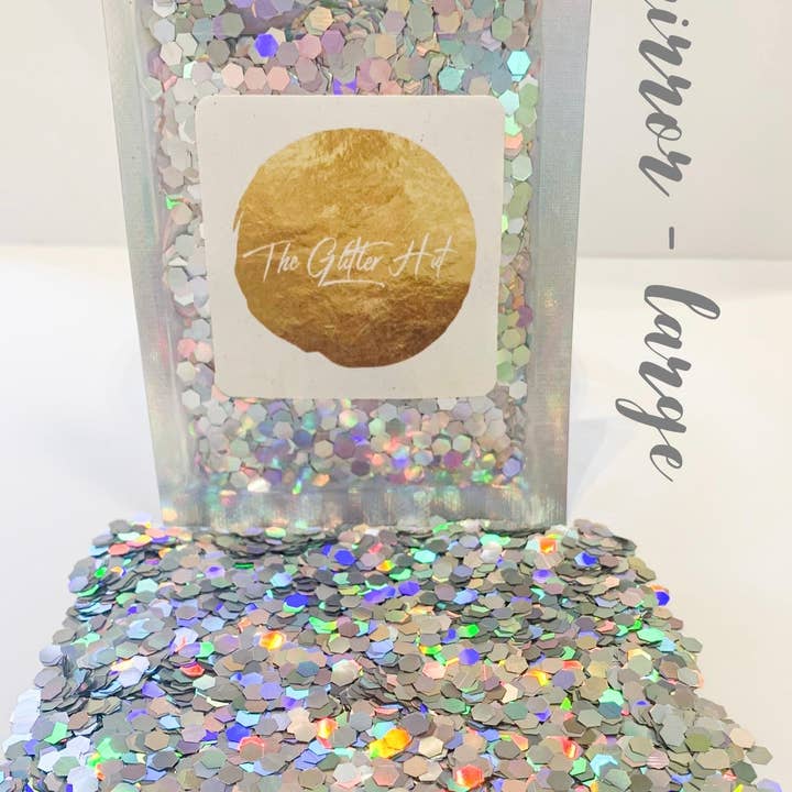 The Glitter Hut – wholesale Body glitter/shimmer – Large Chunky Mixed Glitter - Mirror