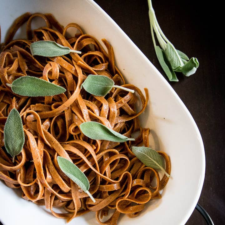 Sweet Potato Fettucini for wholesale by Pasta Pappone