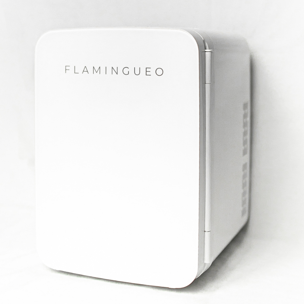 Flamingueo - Wholesale Portable/Mini Fridge - Mini Refrigerator 10L - Cosmetic Fridge White Color EU PLUG1