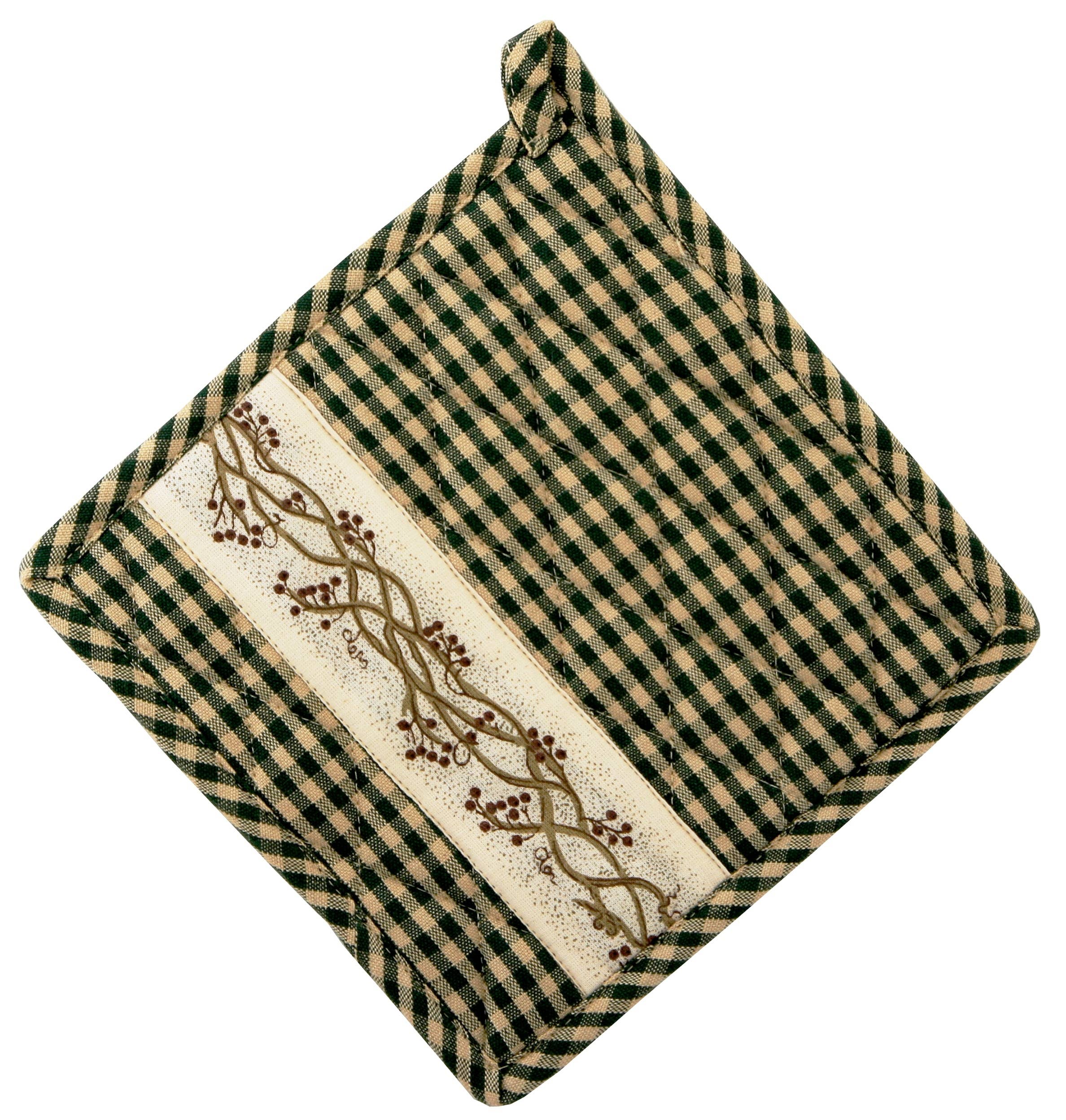 Accent Linen - Vente Gants de cuisine/maniques - Manique - Vert Berryvine
