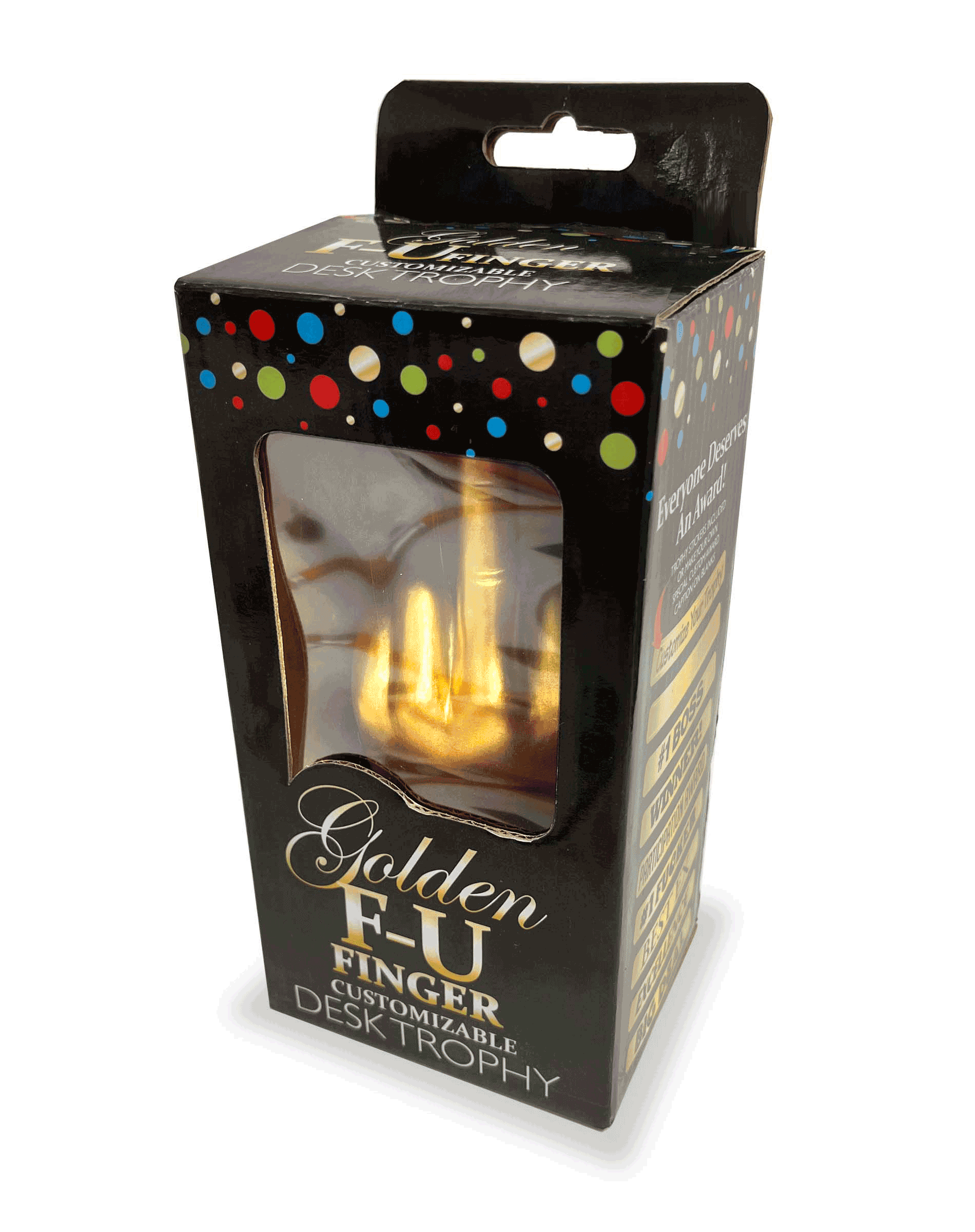 Little Genie Productions - Wholesale Gag Gift/Novelty Gift - Last Fuck Golden FU Finger Trophy3