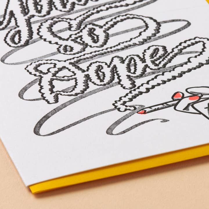 And Here We Are - Wholesale Friendship Card - So Dope 420 Cannabis Letterpress Greeting Card- Made in USA1