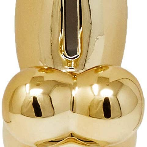Interior Illusions Plus - Wholesale Money/Piggy Bank - Gold Mini Ceramic Dog Piggy Bank - 7.5" tall1