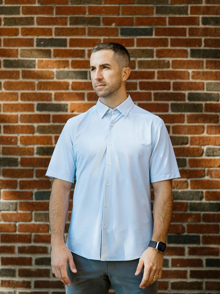 Jordy Blue Diamonds SS Shirt for wholesale by JD Buck