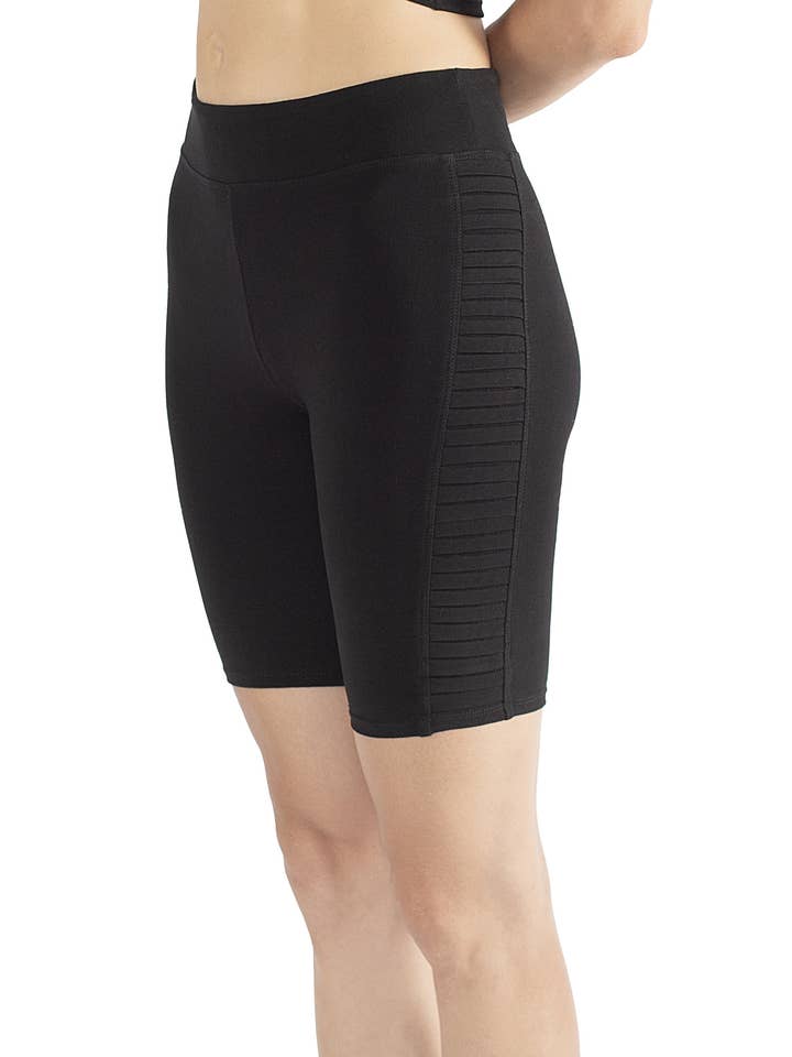 Pleiades biker shorts - Black for wholesale by Jan Hilmer + Sparrow