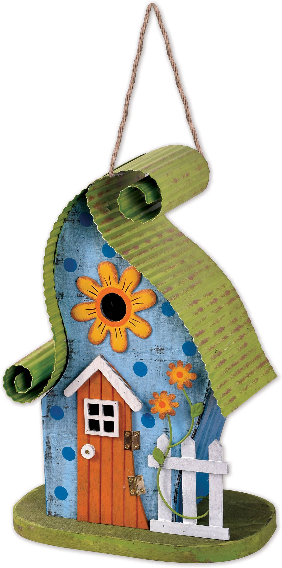 Sunset Vista Designs - Wholesale Bird House - Green/Blue Birdhouse1