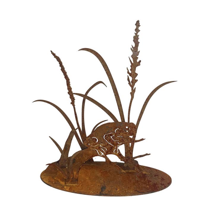 Frog on Reeds Stand for wholesale by Overwrought