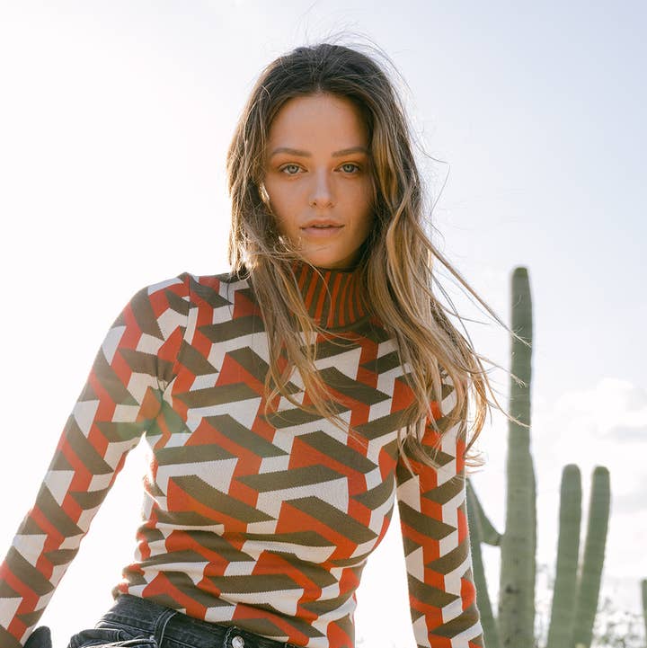 Torn By Ronny Kobo - Wholesale Knit Top - Women's - REINE TOP4