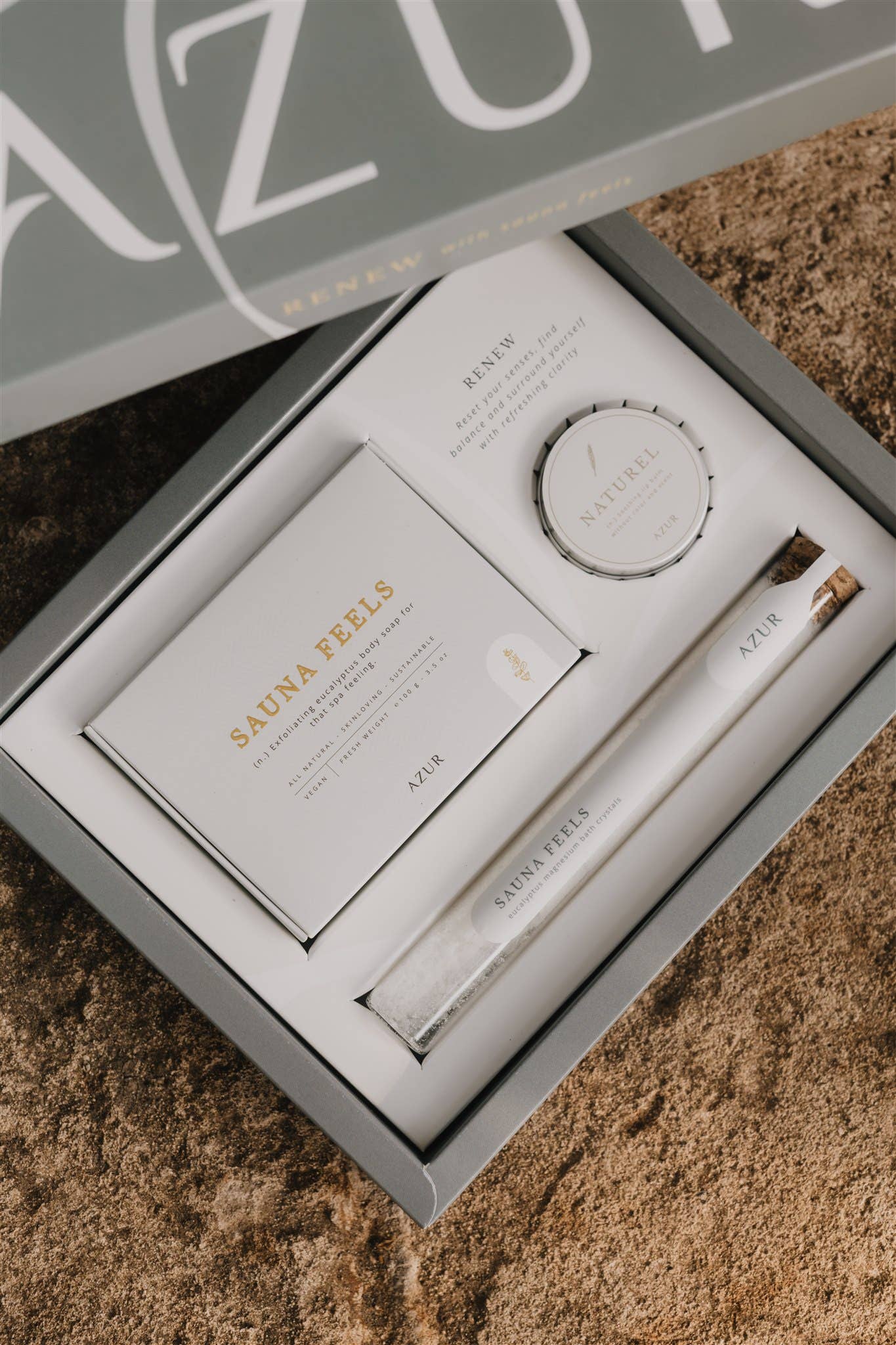 Azur Natural Bodycare BV - Wholesale Bath & Body Set - RENEW gift set2