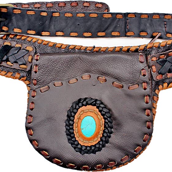 Bohemian Western Fanny Bag With Full Flap for wholesale by Atlas Goods By Your Needs Company