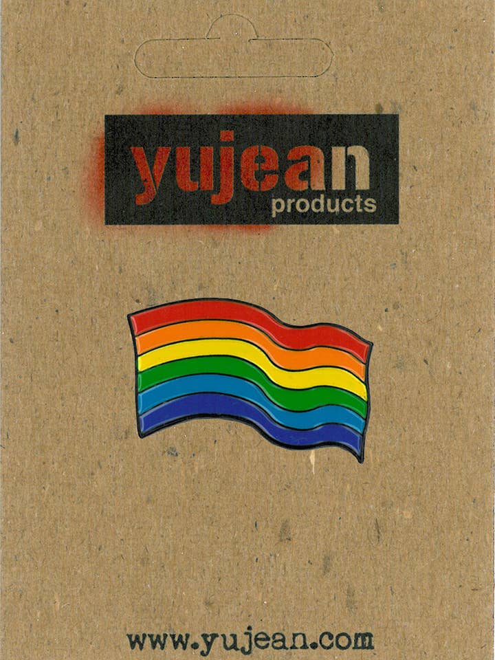 Regenbogen-Flagge Emaille Pin-E1014 für den Großhandel von Yujean