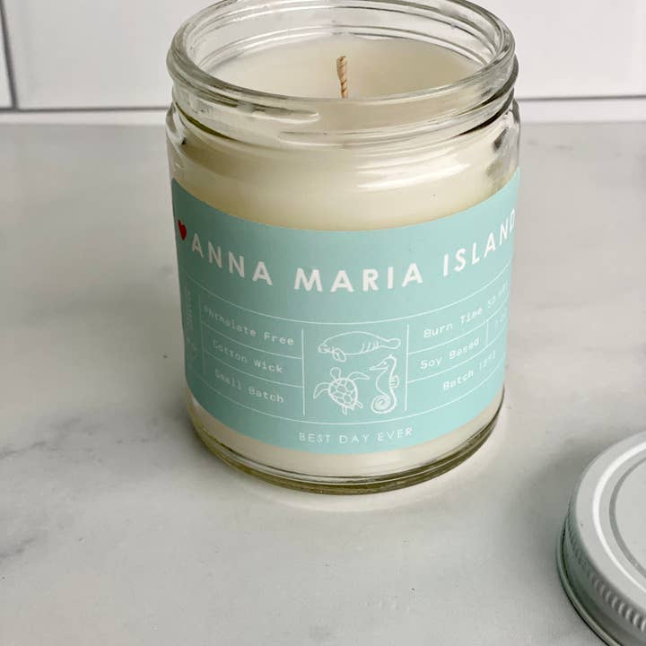 Rambling Caravan - Wholesale Jar/Filled Candle - Anna Maria Island, FL Candle9