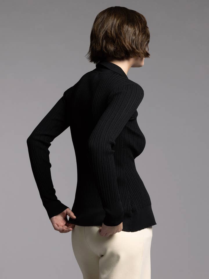 Weekend Los Angeles - Wholesale Knit Top - Women's - Notch Collar Knitted Top - ALLISON TOP