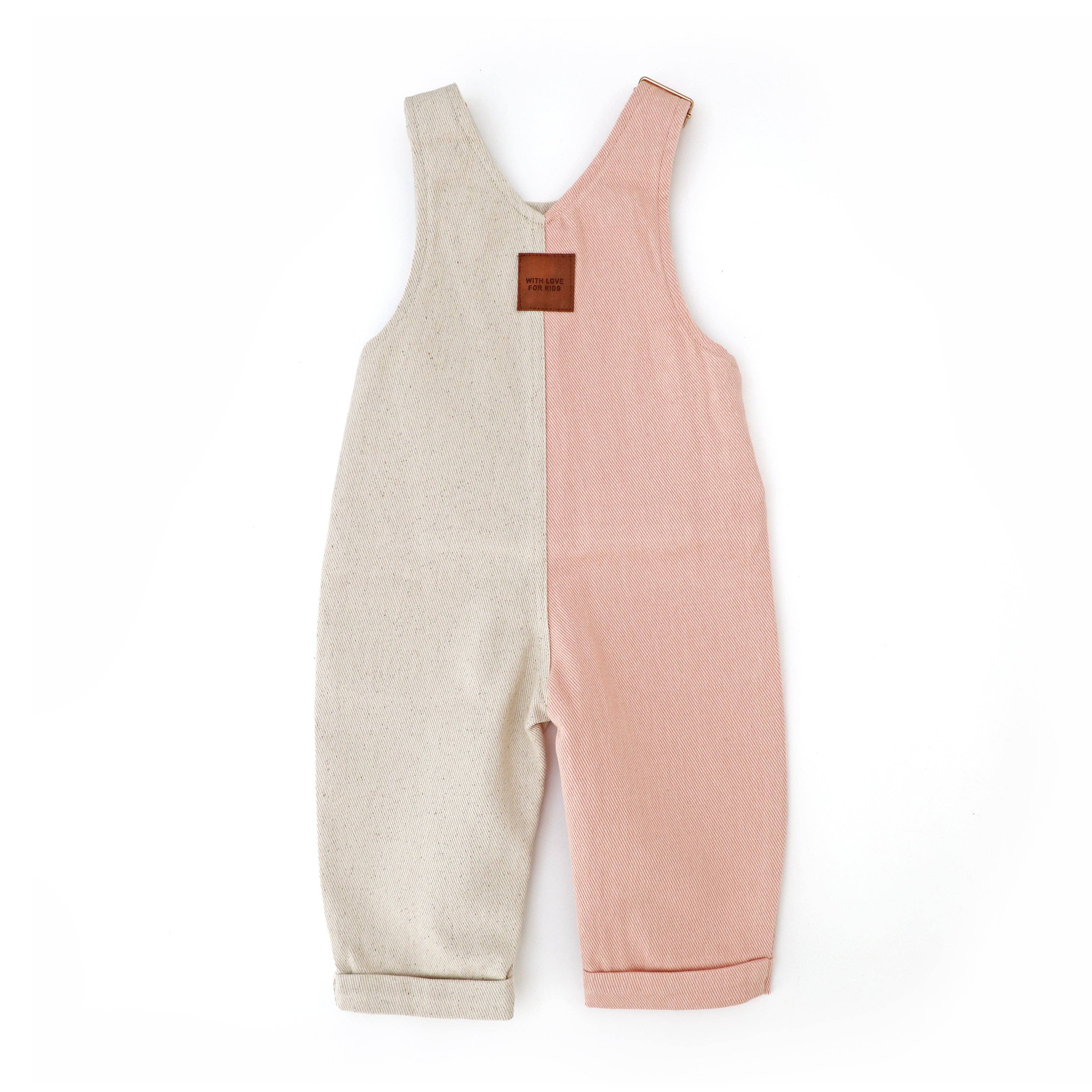With Love for Kids - Wholesale Overalls - Baby - Hudson Denim Overalls - SPLIT BLUSH5