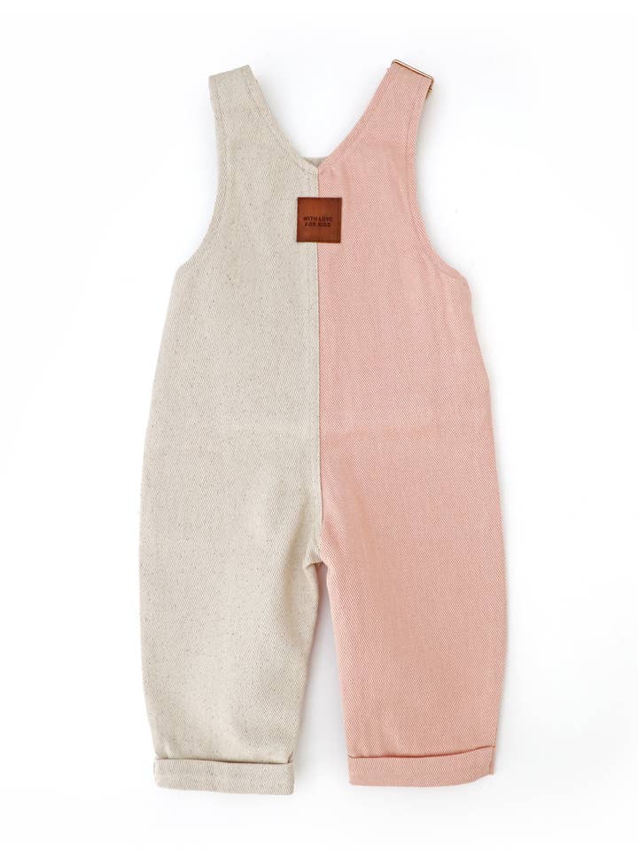 With Love for Kids - Wholesale Overalls – Baby - Hudson Denim Overalls - SPLIT BLUSH5