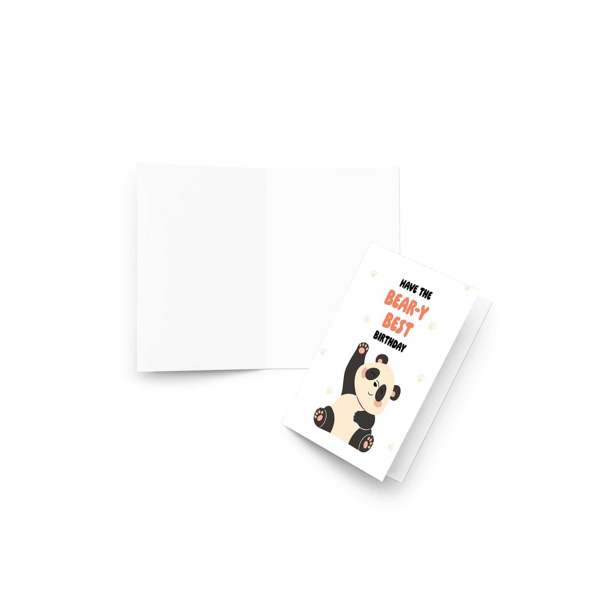 Cute Asian Cards - Vente Cartes d'anniversaire - Carte d'anniversaire panda-rable | Jeu de mots drôle avec un mignon panda chinois asiatique7