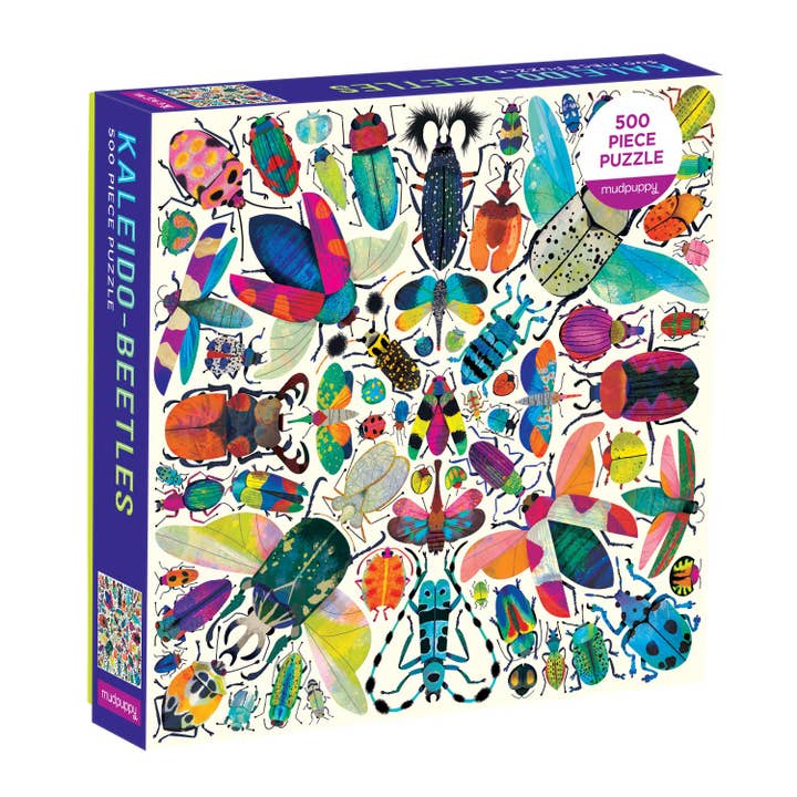 Chronicle Books - Wholesale Puzzle - Adult - Kaleido-Beetles 500 Piece Family Puzzle