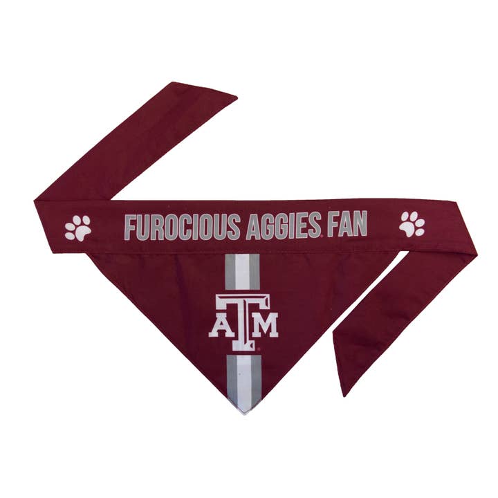 NCAA Texas A&M Aggies Reversible Pet Bandana for wholesale by Little Earth Productions