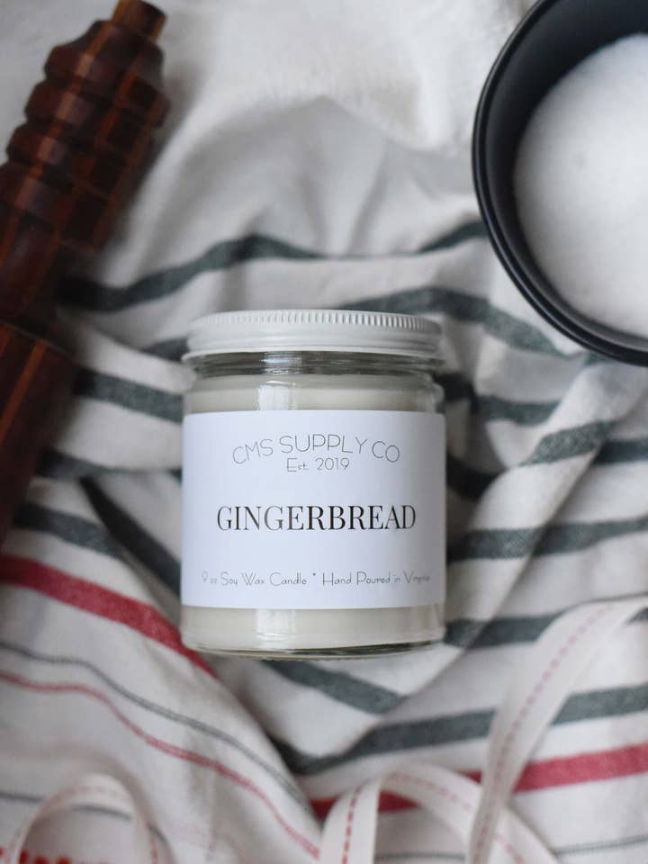 Gingerbread Soy Wax Candle for wholesale by CMS Supply Co