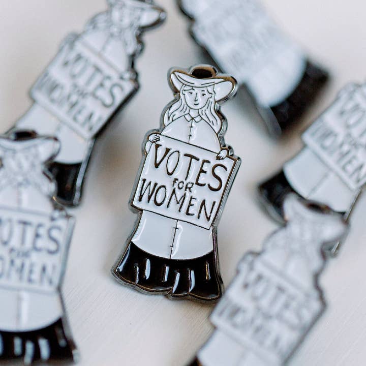 Click Bloom - Wholesale Lapel Pin/Button - Votes for Women Suffragette Enamel Pin2