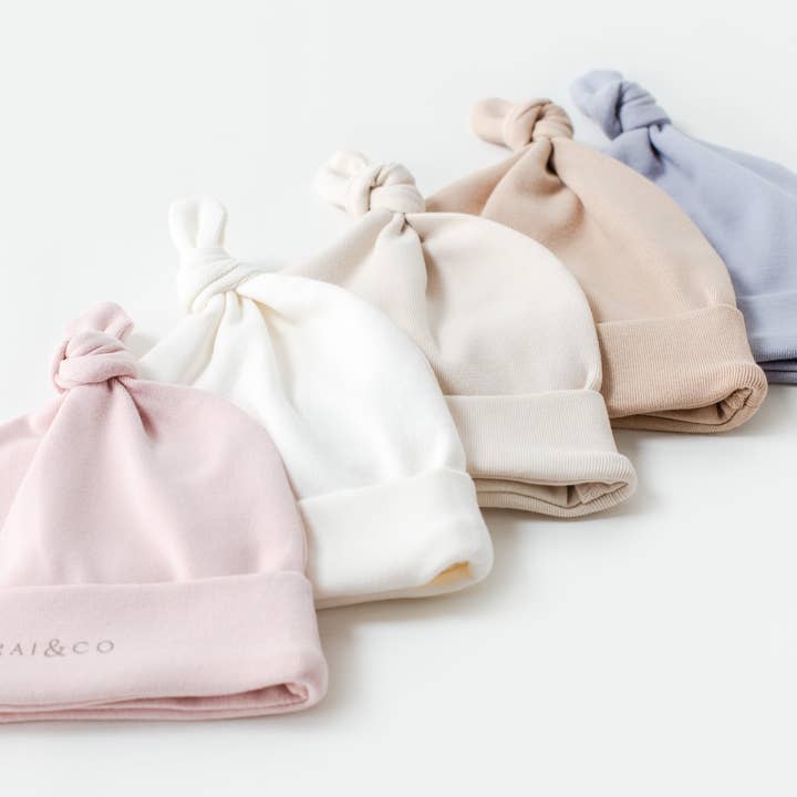 RAI & CO - Wholesale Newborn/Knit Hat - Baby - Baby Beanie Apple Knotted