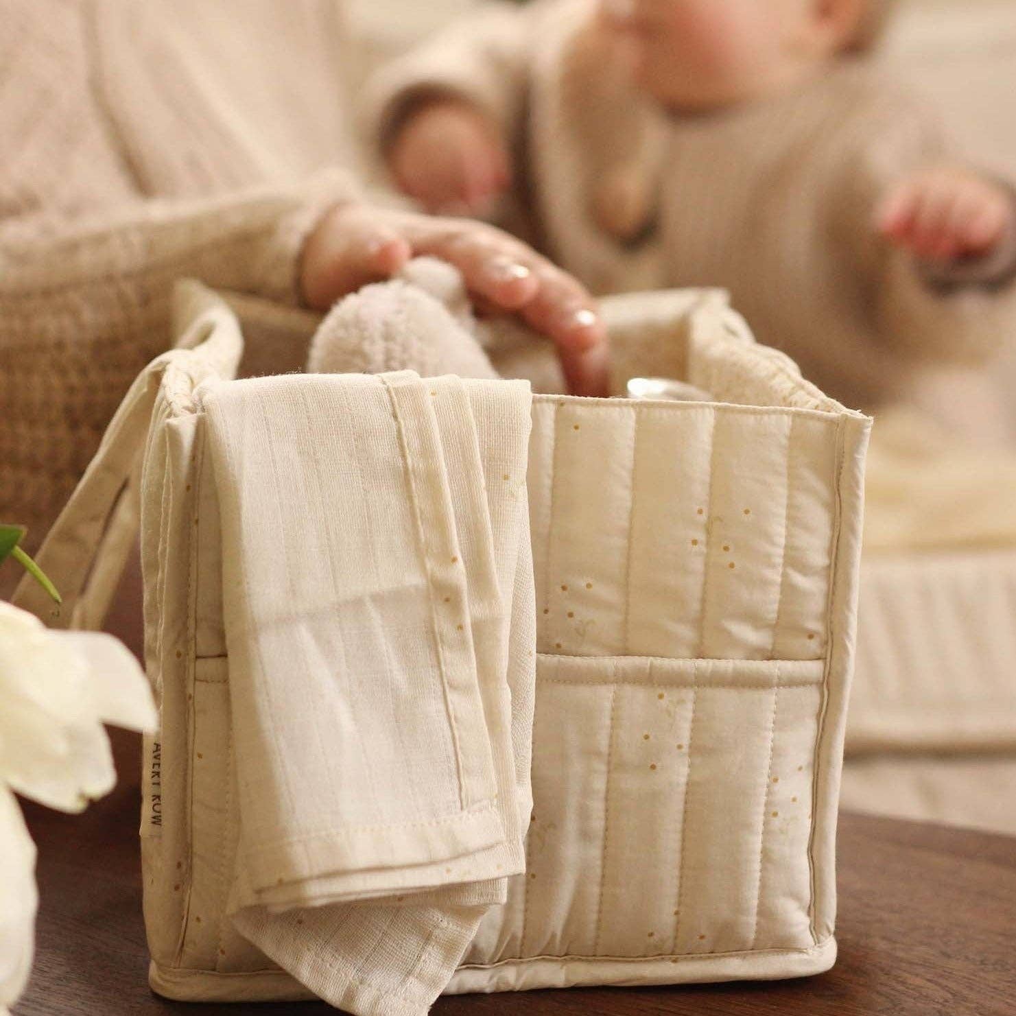 Avery Row – wholesale Nappy caddy – Baby – Nappy Caddy - Wild Chamomile2