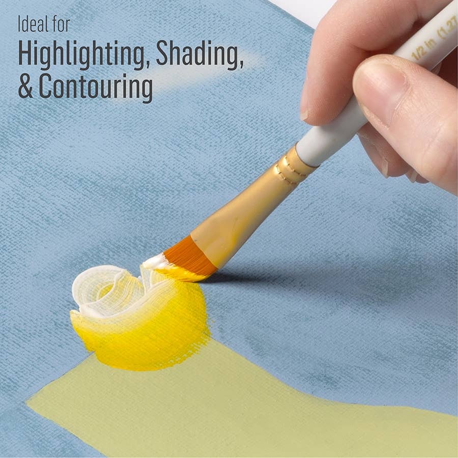 Plaid Crafts - Wholesale Paint/Wax Brush - Folkart ® Angle Brush Set, 5-Piece8