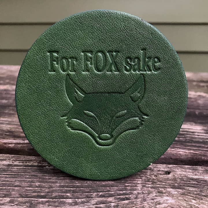 Jimmyrockit - Wholesale Coasters - Leather Coaster - For Fox Sake